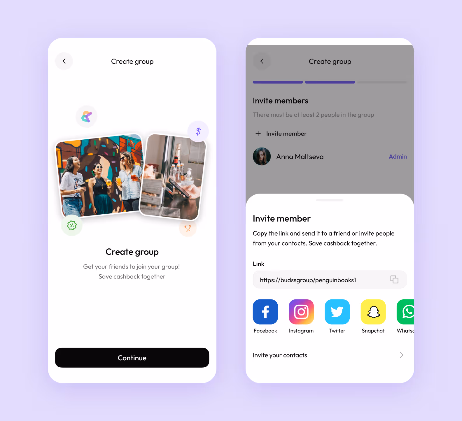 The app design
