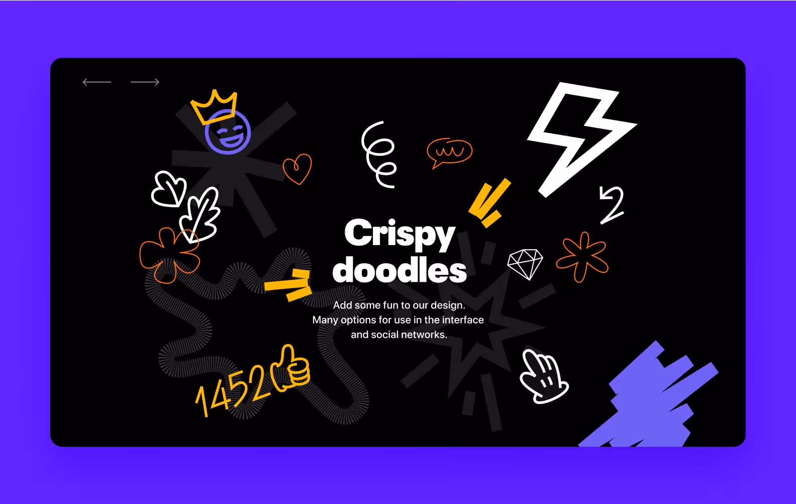 Примеры Crispy Doodles из презентации дизайн-концепта