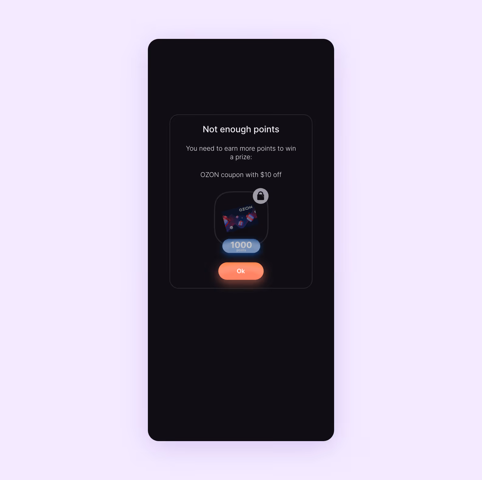 Added a popup with a warning