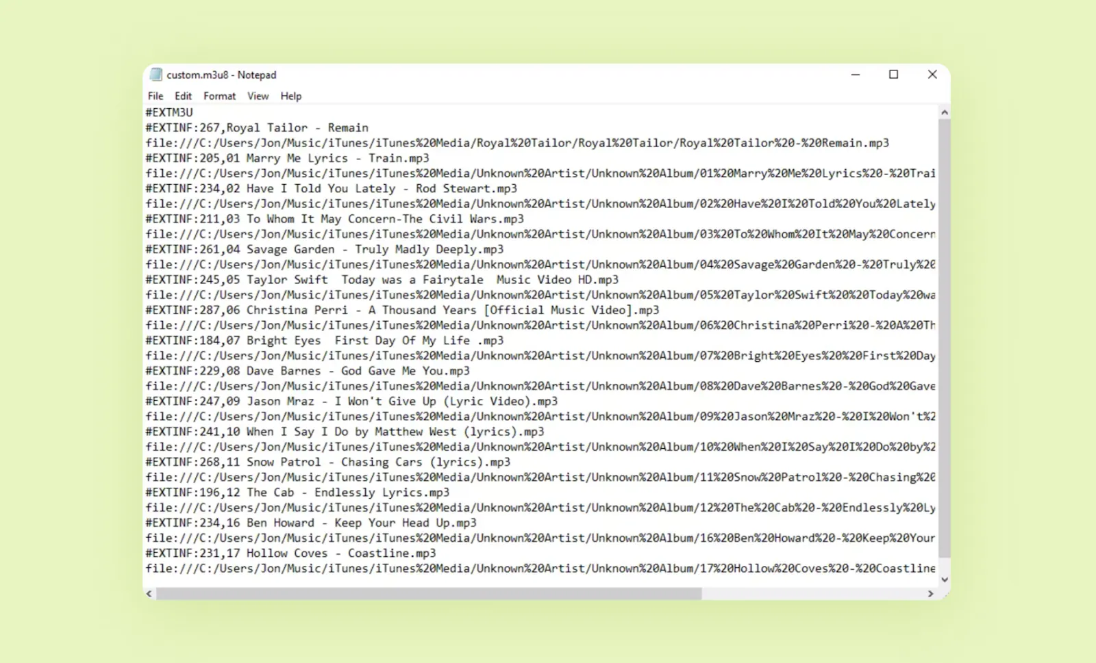 how reseller playlists look like without an IPTV system