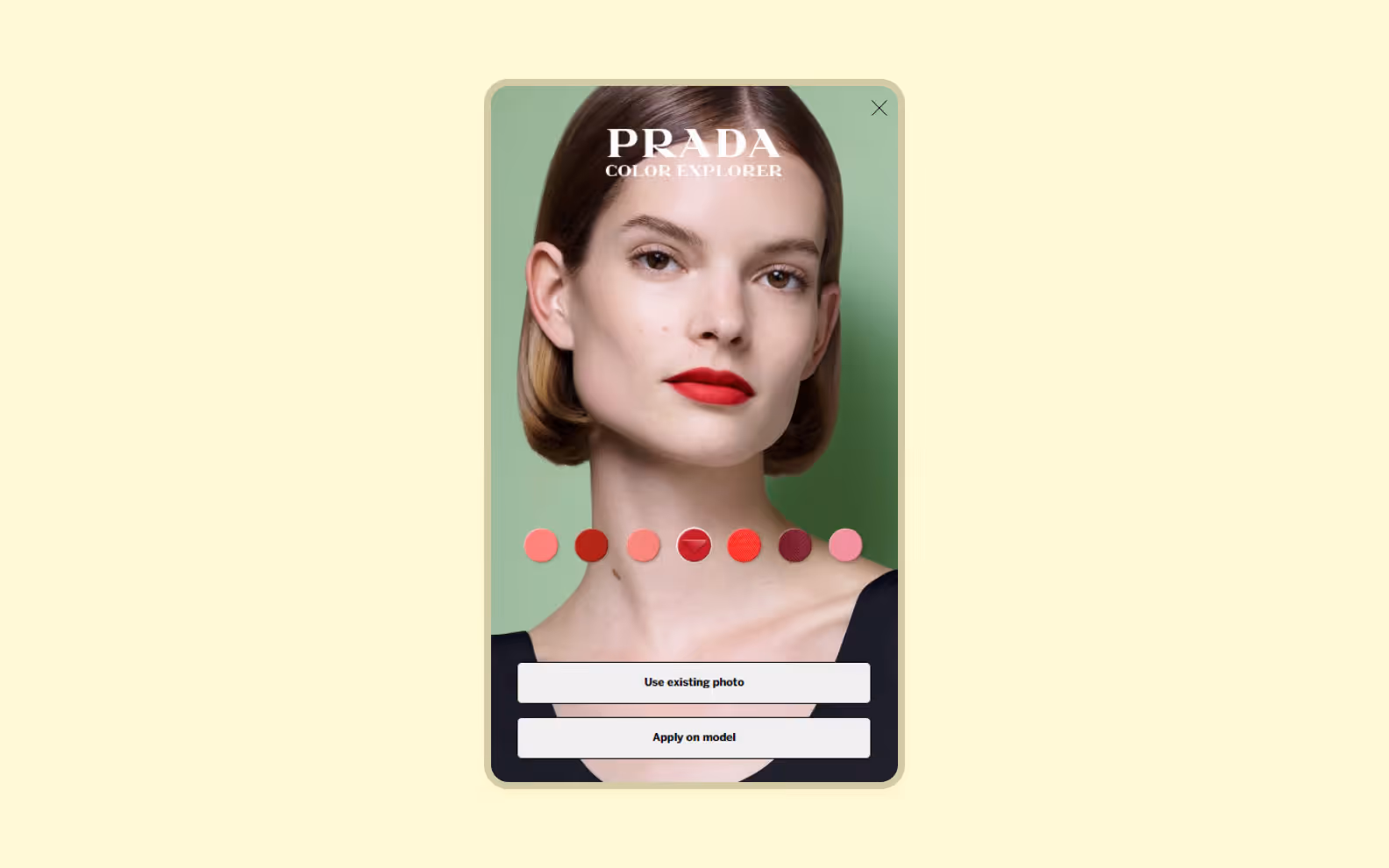 виртуальная примерочная Prada