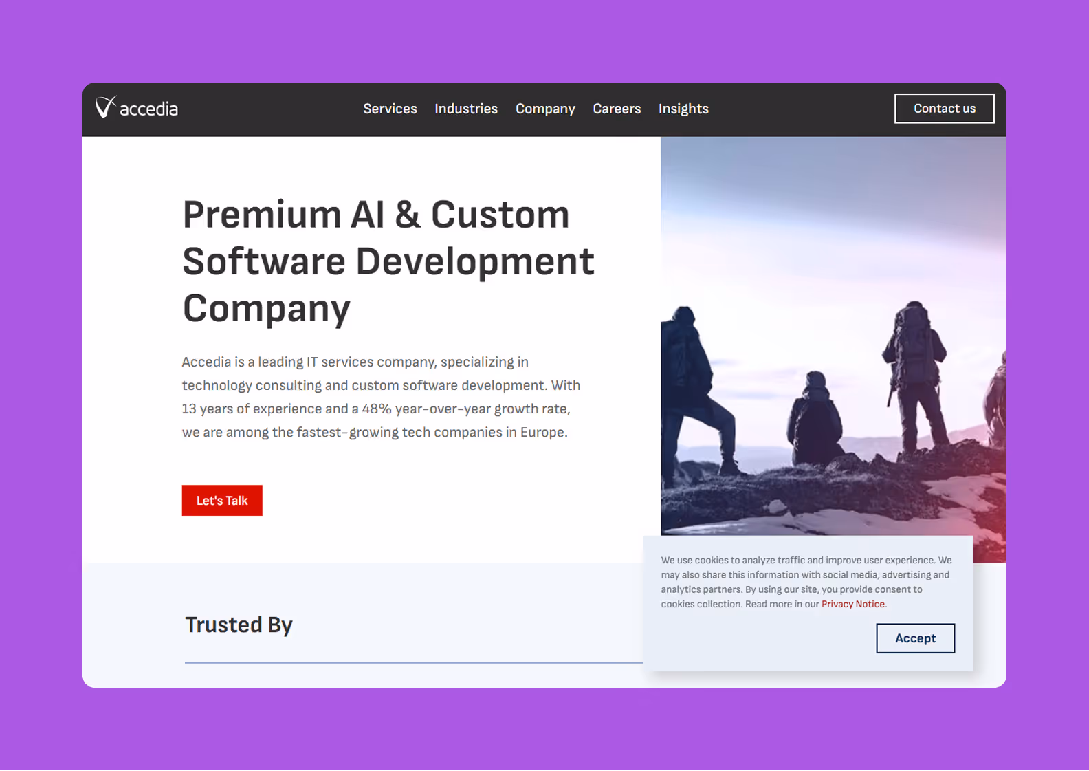 Accedia software outsourcing company