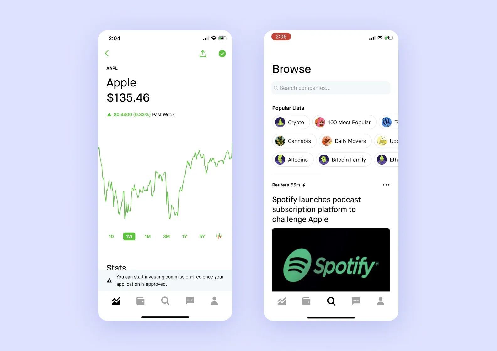 Robinhood app