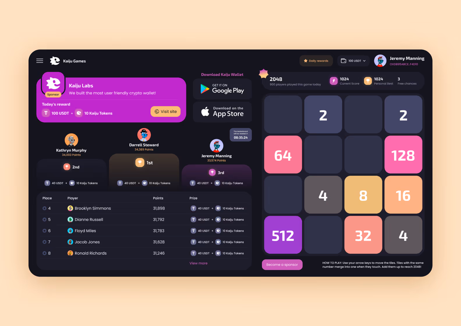 Browser version of the game