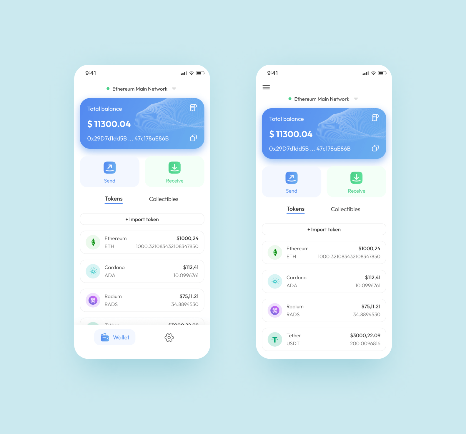 abel self-custodial crypto wallet built in react native