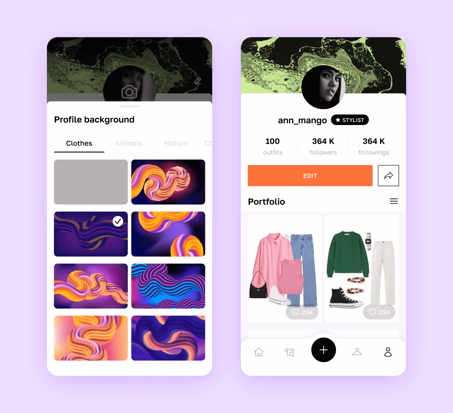 A user profile in MyWard