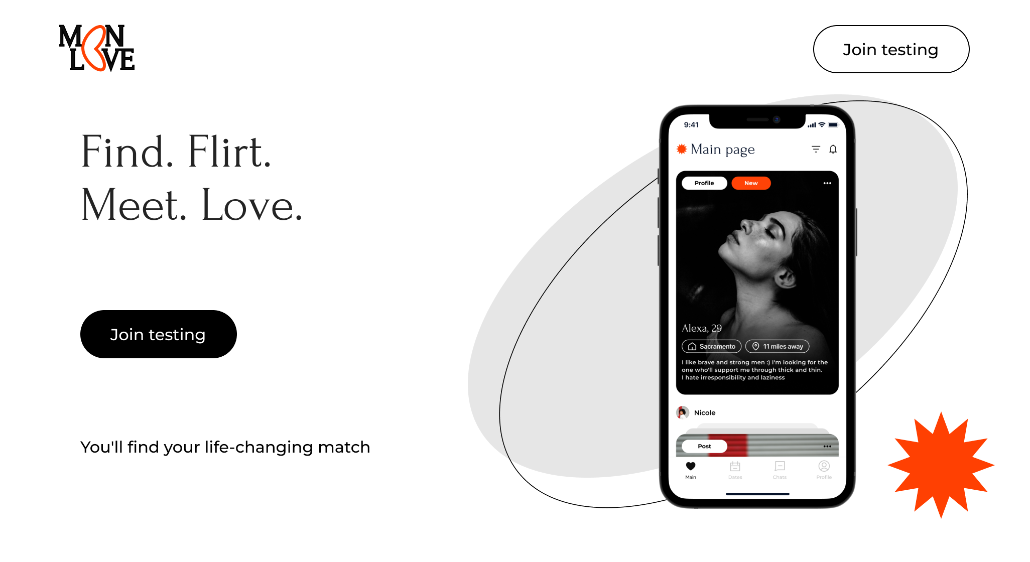 the Monlove website