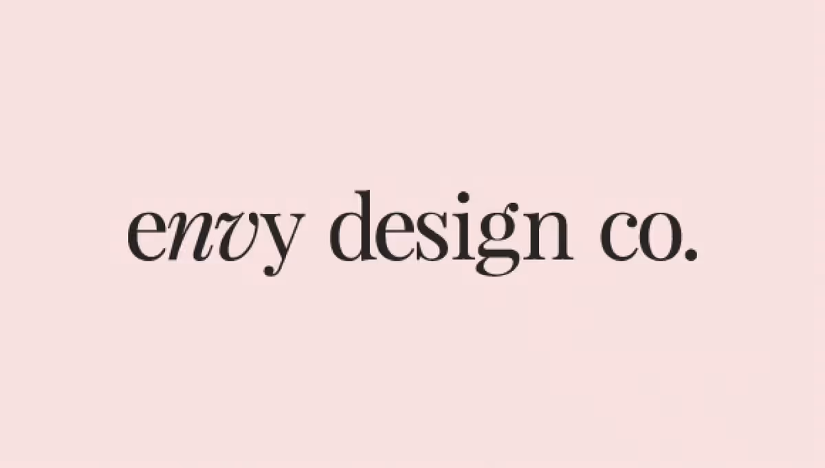 envy design co boutique branding and web design agency logo