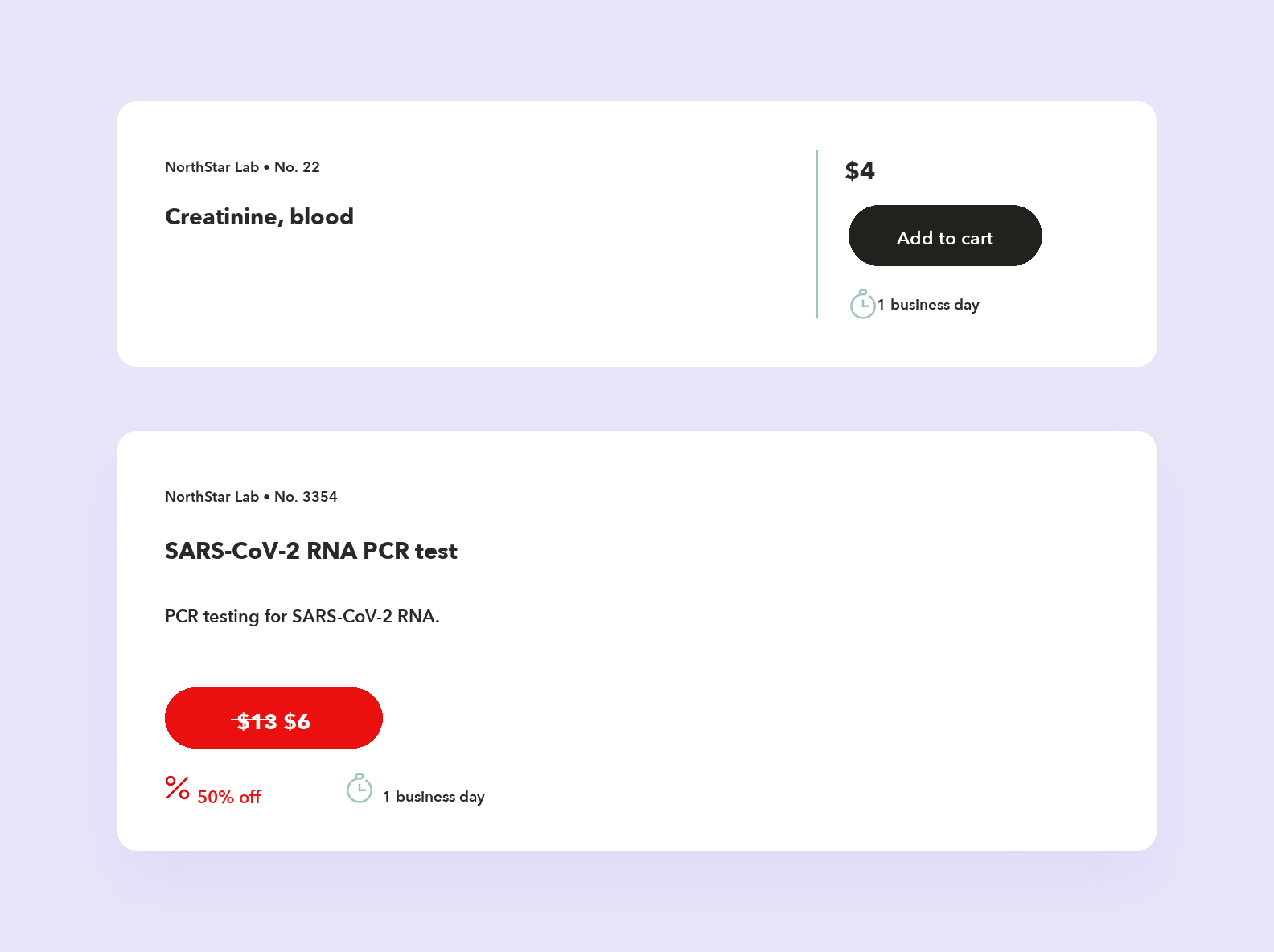 Layouts with the old MedCare website design