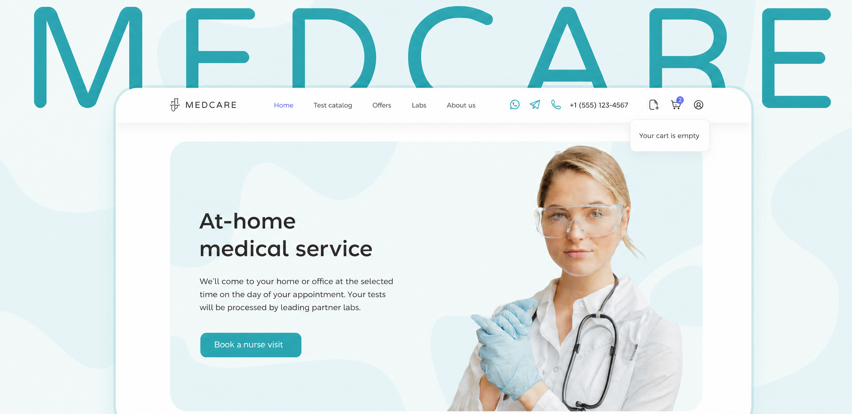 How do you build a modern, user-friendly website for a healthcare service? The MedCare case study