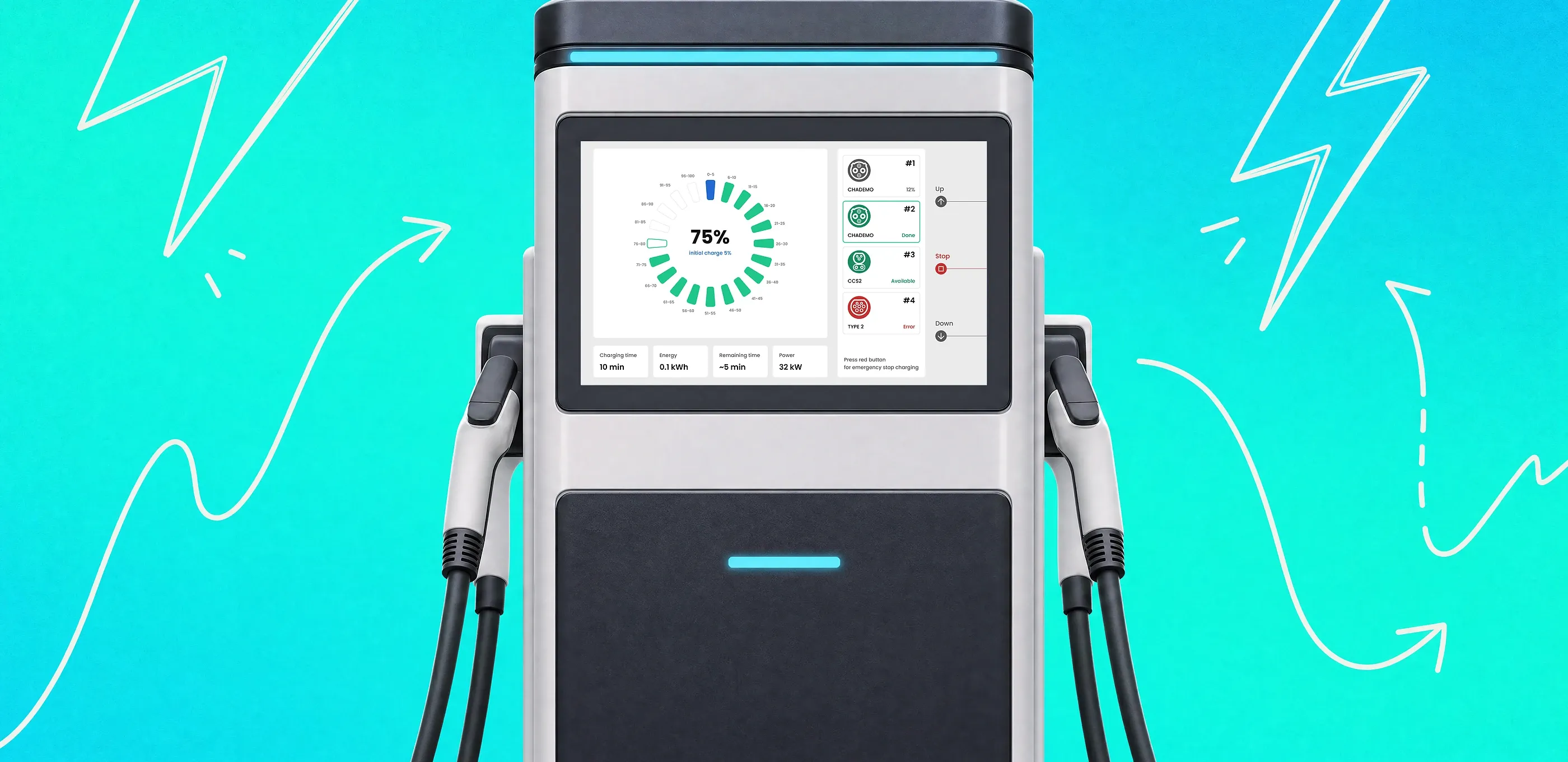 Designing for hardware: how we built a modern EV charging station interface. Origin case study