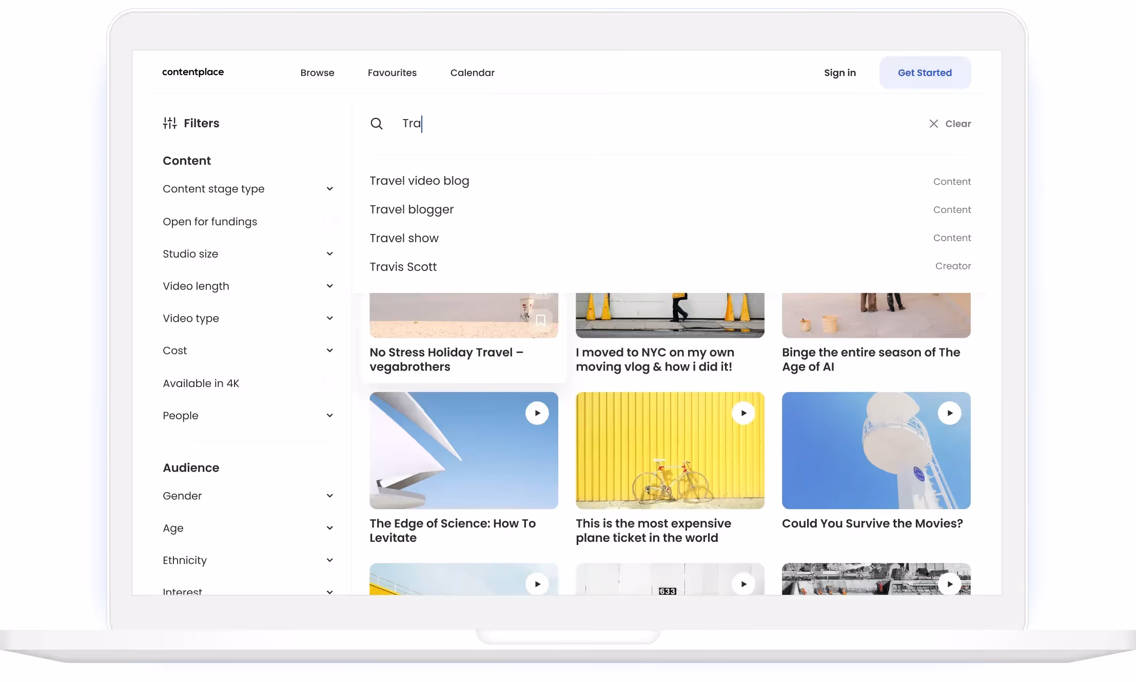 contentplace video marketplace developed by purrweb
