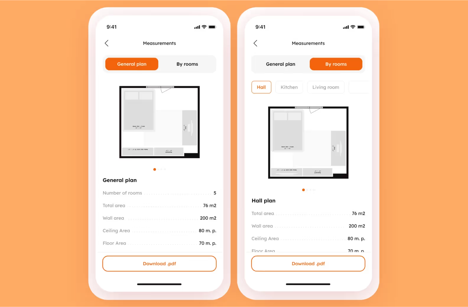 settler renovation platform interface designed by purrweb