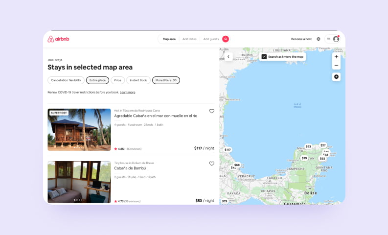 Single Page Applications — Airbnb