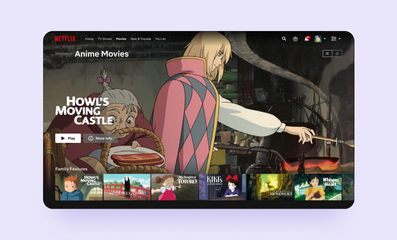 Single Page Applications — Netflix