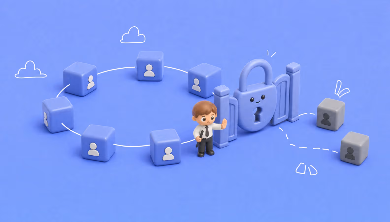 gated permissioned blockchain network with approved nodes