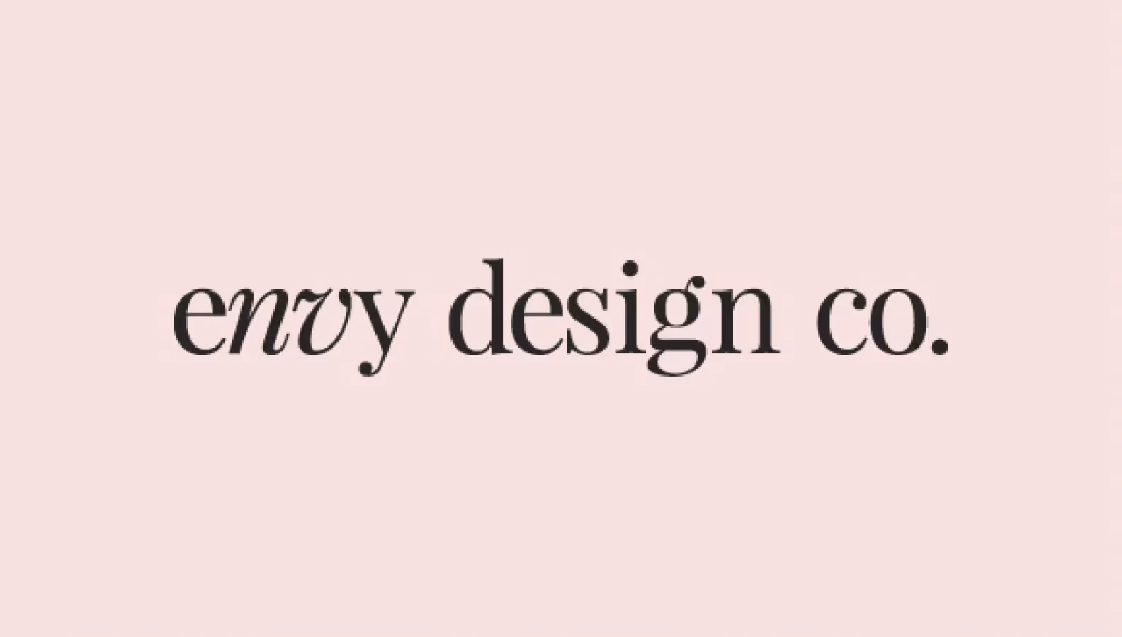 envy design co logo