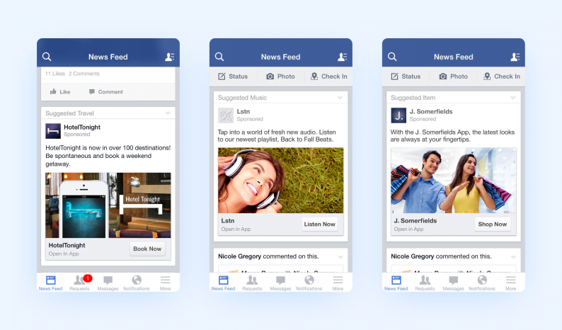best react native apps — facebook ads