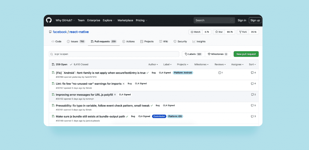 Разница реакт и реакт нейтив. PURRWEB. 45. Плюсы и минусы разработки на React native..