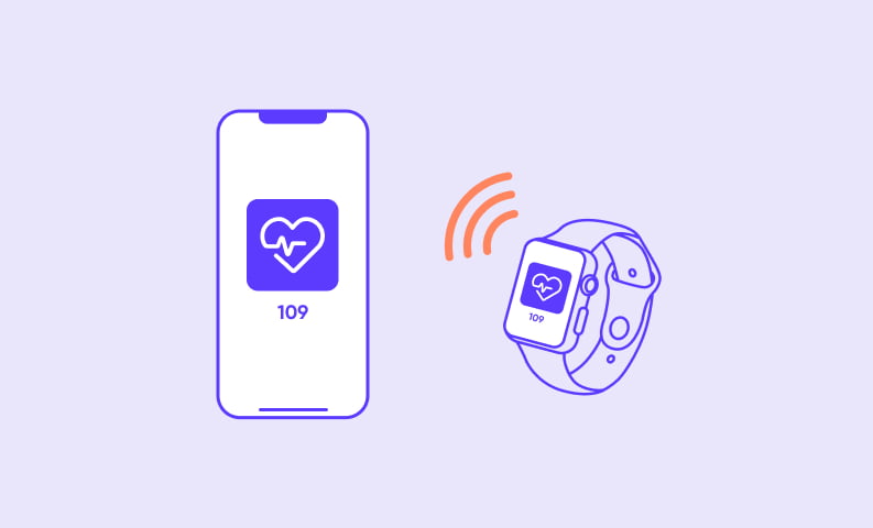 Create a fitness app and make a connection with wearable device