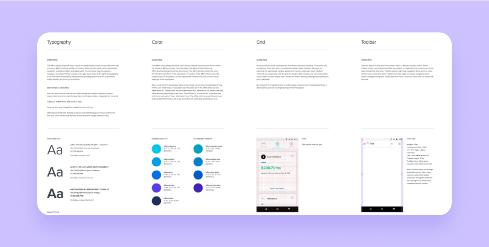 Style Guides by Pro Designers. A selection of UI and brand style