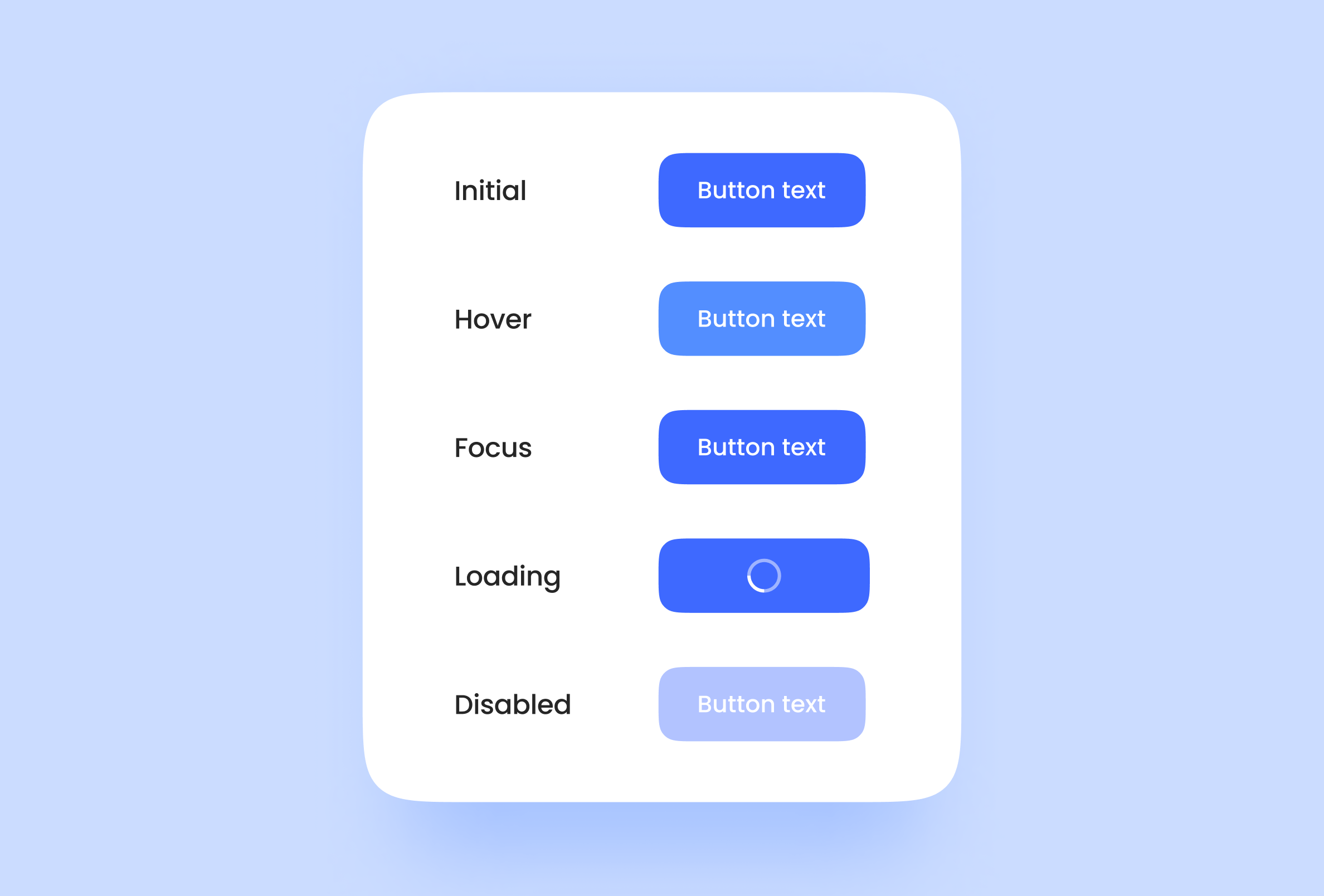 Button statuses in UI-kit