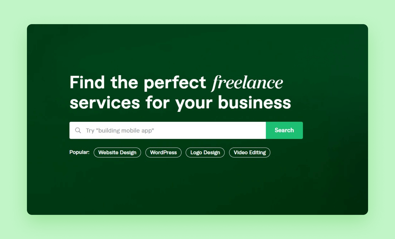 Project Catalog - Freelance Services for Your Business
