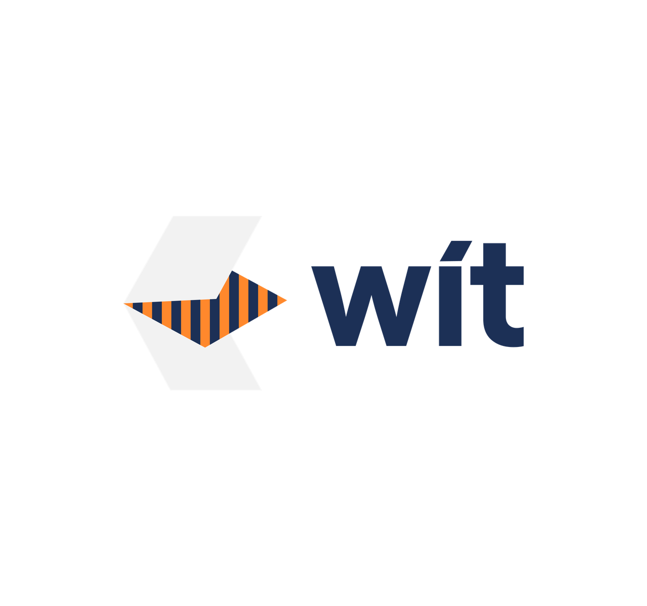 The first WIT logo concept — the bee metaphor