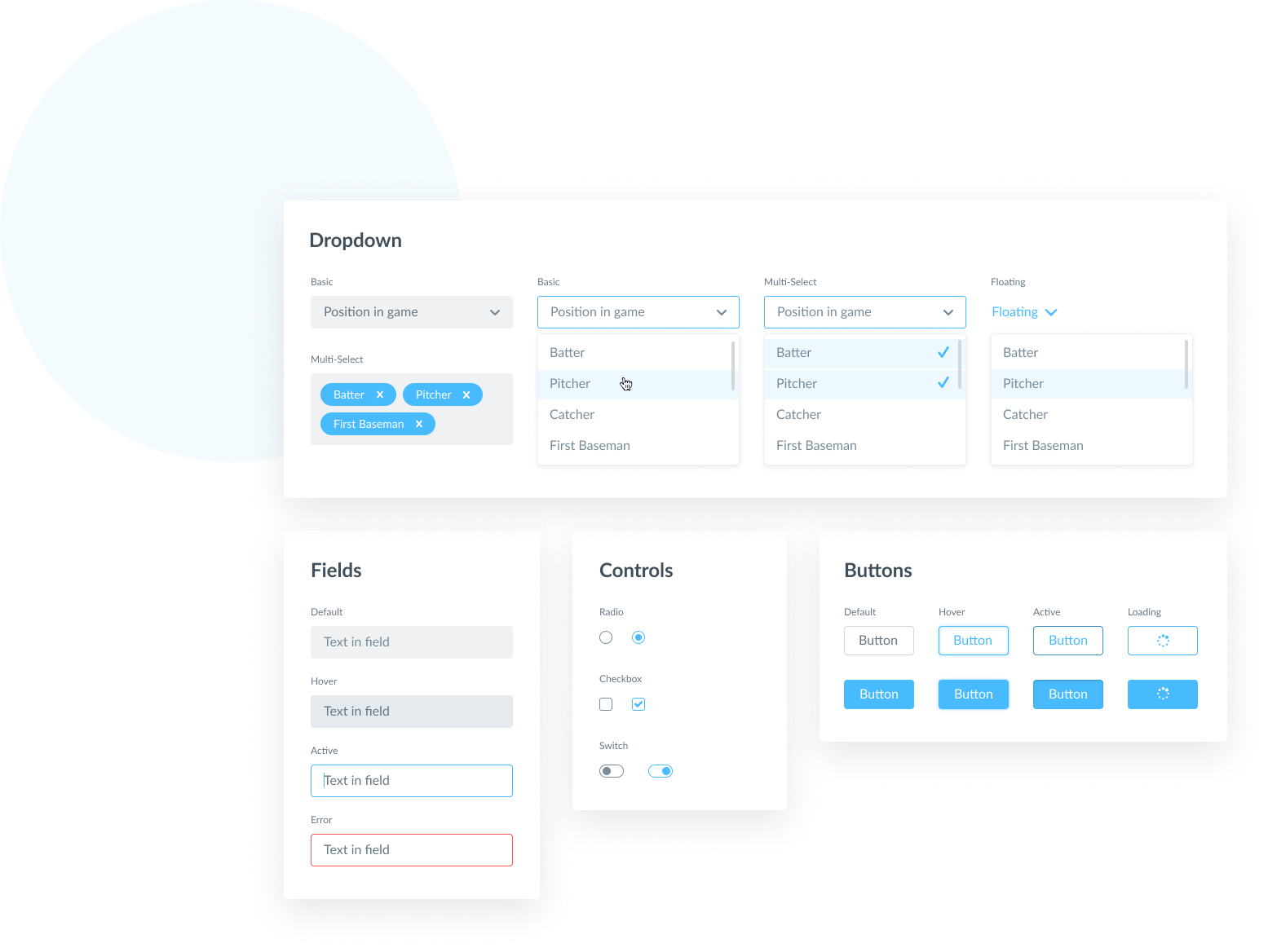 UI elements