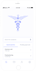 Health app screen