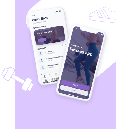 Fitness.app decor